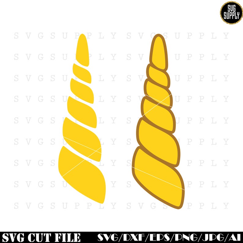 Download Unicorn Horn svg Gold Unicorn horn svg cut file vinyl ...