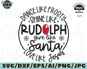 Original © Christmas SVG Dance Like Frosty SVG Cut File vinyl decal file for silhouette cameo cricut file iron on