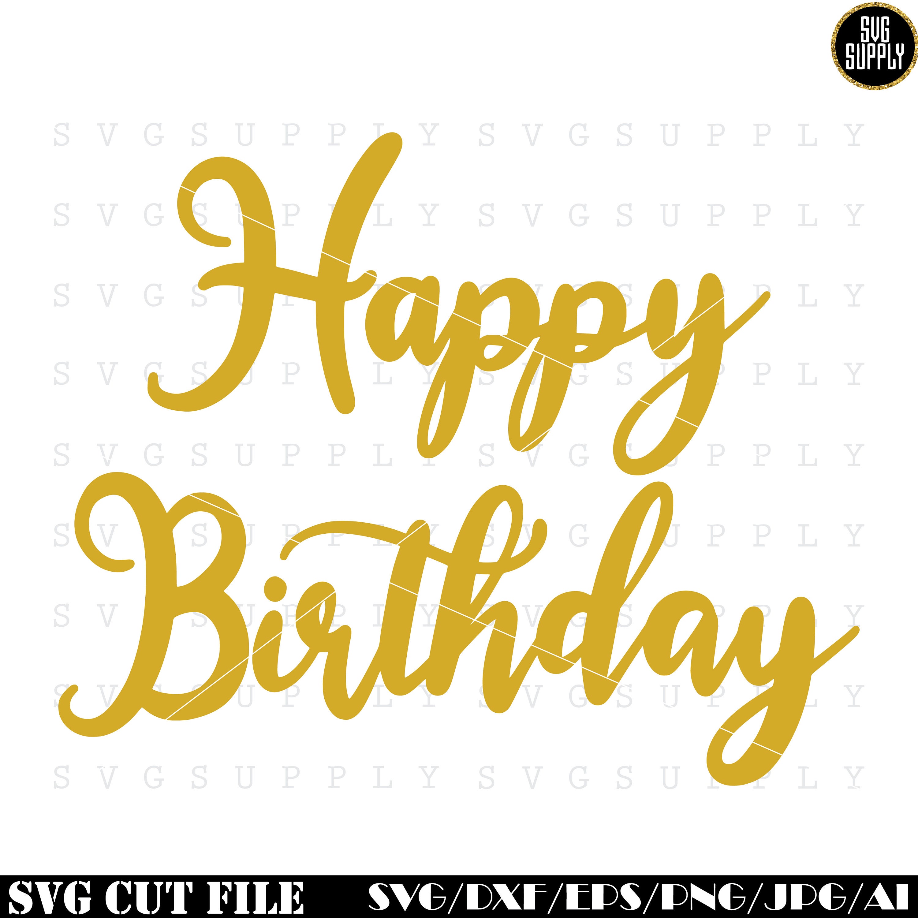 Download Happy Birthday Svg Happy Birthday Handwritten Svg Cut File Etsy