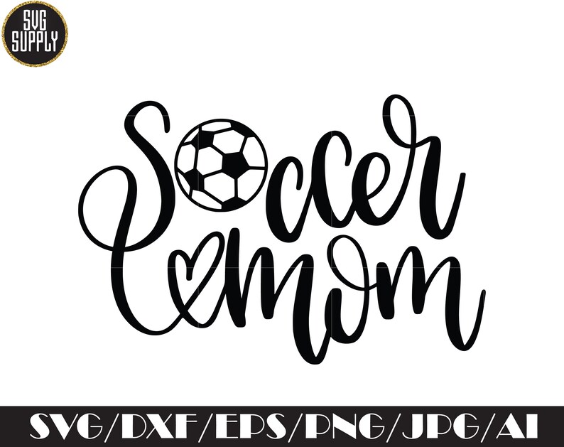 Soccer Mom SVG Cut File vinyl decal for silhouette cameo  Etsy