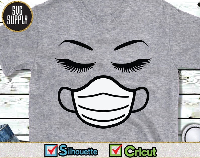 Download Face Mask in Fashion Face SVG Awareness SVG Cut file vinyl ...