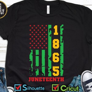 Juneteenth SVG Freedom Day SVG American Flag SVG Cut file vinyl decal for silhouette cricut iron on transfer on shirt fabric mugs