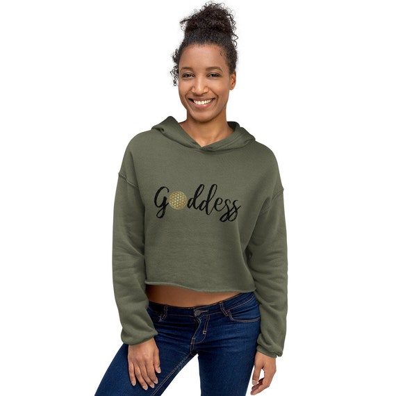 Goddess cropped hoodie deals