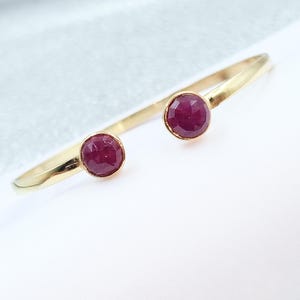 Verlobungsgeschenk, Rubinarmband,Sterlingsilber, Handgefertigter Schmuck, Edler Schmuck, Geburtstagsgeschenk, Hochzeitsgeschenk,Geschenkidee