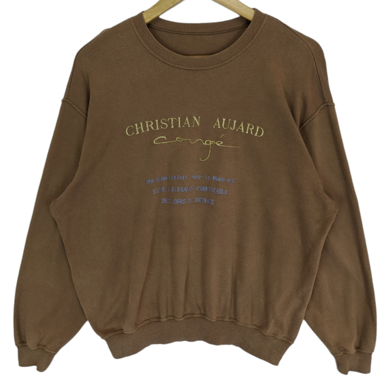 Vintage 2000's CHRISTIAN AUJARD Big Logo Spell Out