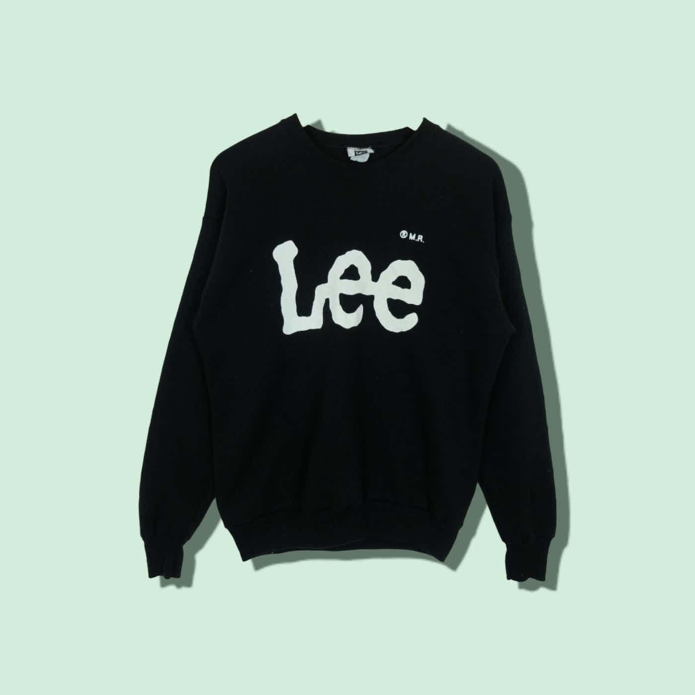 USA製 80´s-90´s LEE logo sweat shirt グレー
