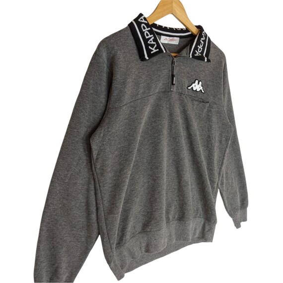 Vintage 90 S KAPPA Retro Style Sweatshirt Kappa Big Logo Jumper Kappa Streetwear Pullover Kappa Sweater Light Grey Size Medium Etsy New Zealand