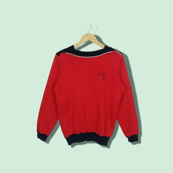 Vintage 90's FILA Sweatshirt Fila Jumper Fila Jum… - image 1