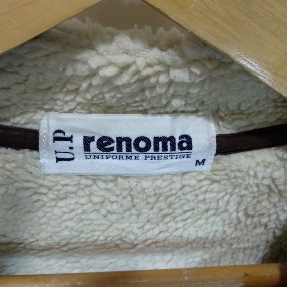 Vintage 90's UP RENOMA Fluffy Fleece Jacket up Renoma Sherpa Vintage 90's UP RENOMA Fluffy Fleece Jacket up Renoma Sherpa