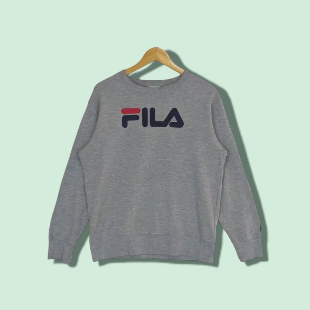 Grey deals fila sweatshirt