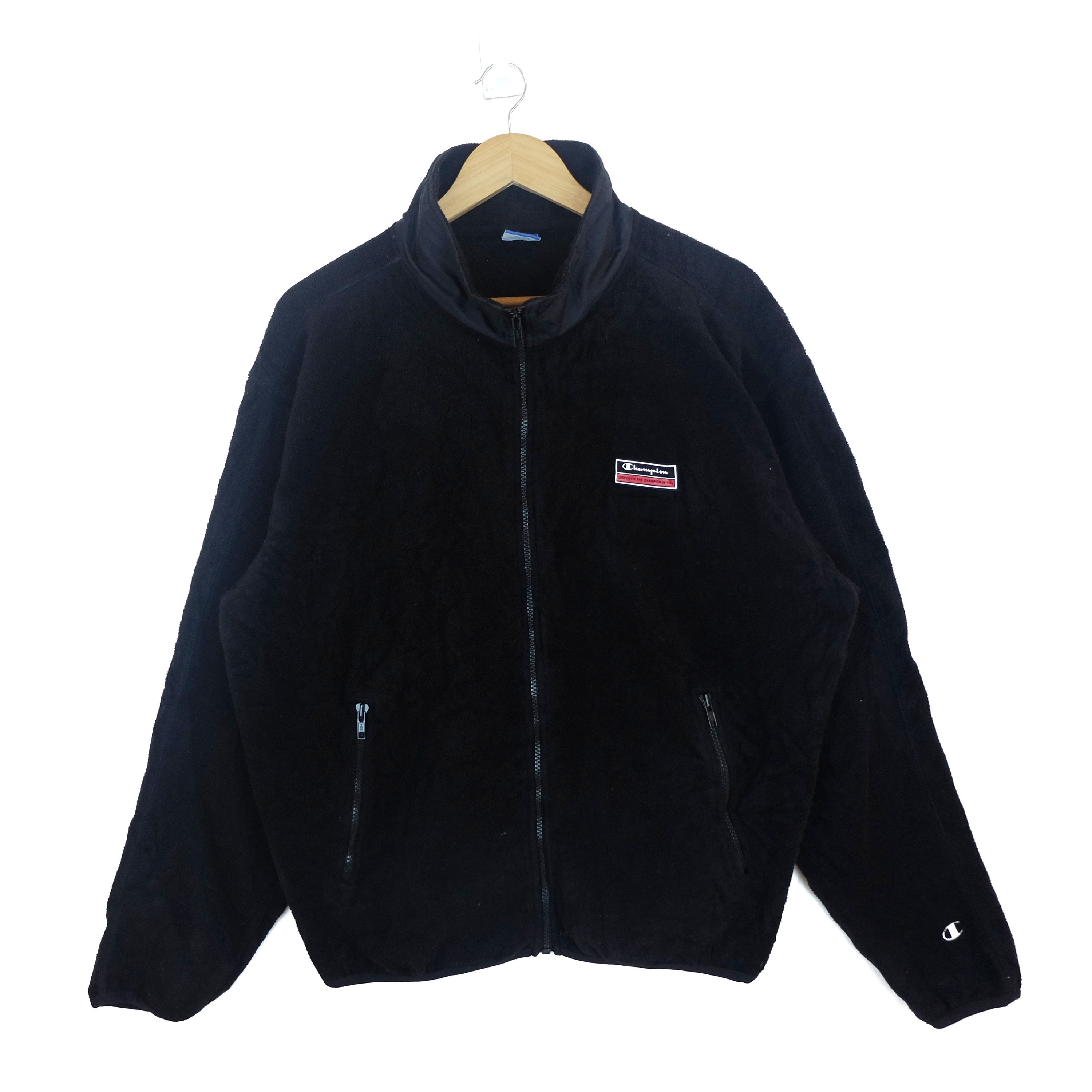 fluffy champion jacket