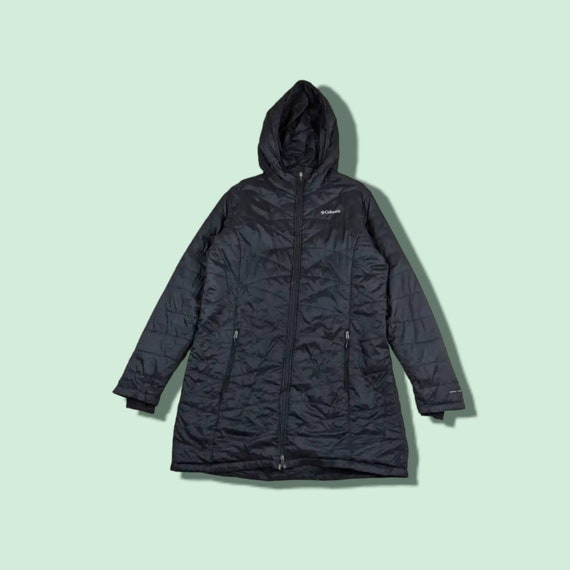 Vintage Columbia Puffer Jacket Columbia Small Logo Black