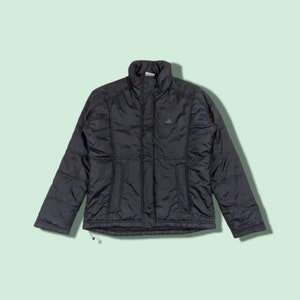 Vintage 90&#39;s ADIDAS Equipment Puffer Jacket Adidas Winter Warm Puffer Jacket Adidas Down Jacket Adidas Windbreaker Black Women Size Medium