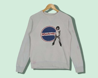 Vintage 2000 HYSTERIC GLAMOUR Nackte Frauen Pullover Pullover Hysteric Glamour Sweatshirt Lila Grau Frauen Größe Medium