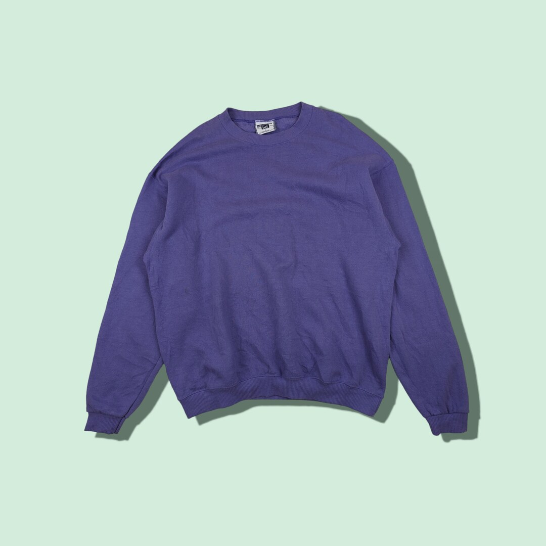 90'S Lee plain blank sweatshirt, made in USA, men's size L, vintage /eaa479634