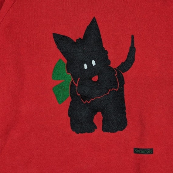 Vintage 80's SCREEN STAR Cute Cat Sycamore Jumper… - image 8