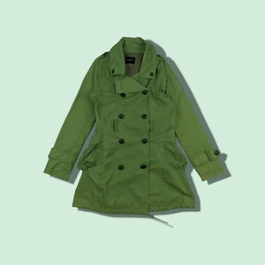 Vintage BOSCH Long Trench Coat Bosch Coat Vintage Japan Jacket Brown Women Size XS