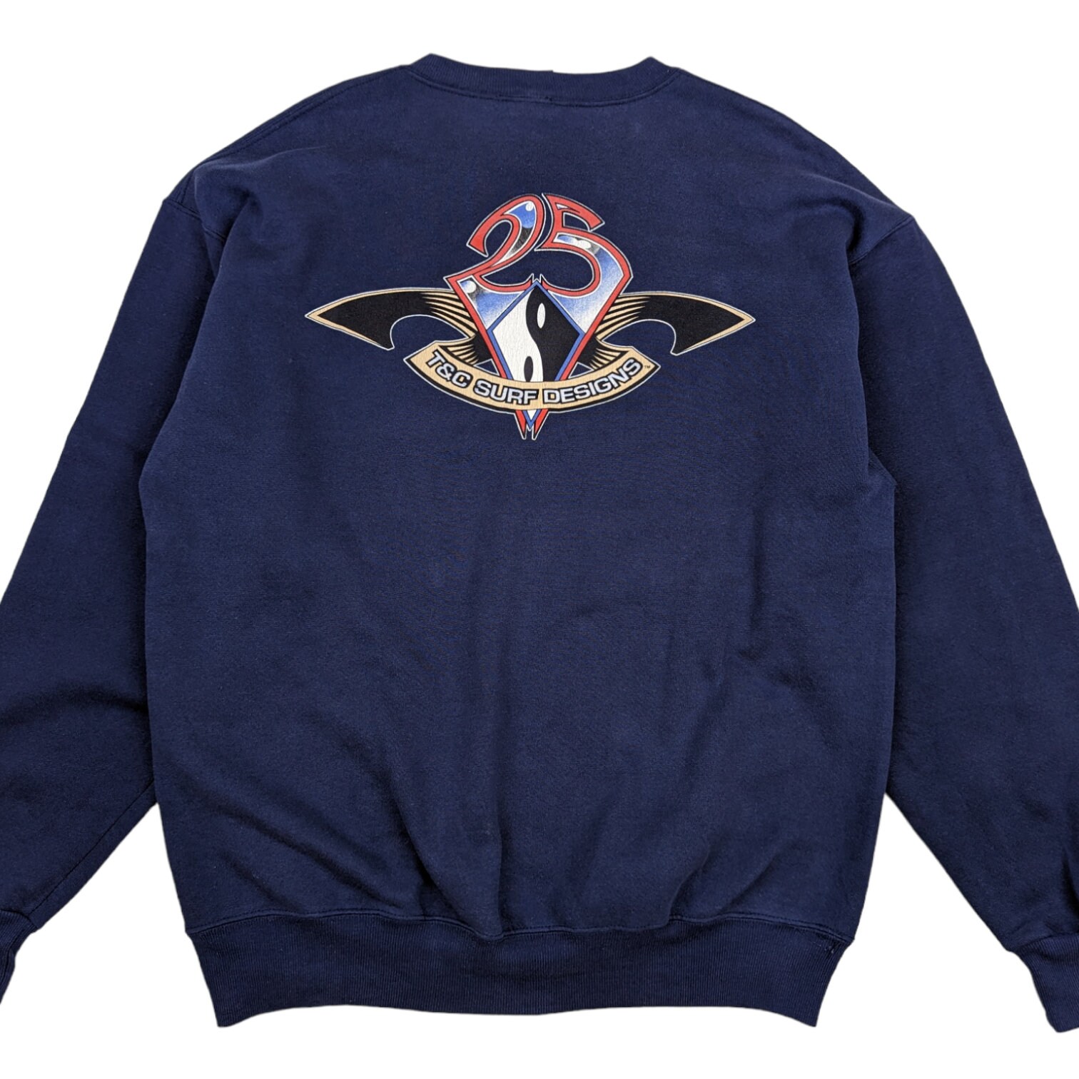 Vintage 90's T&C Surf Designs Big Logo Jumper T and C