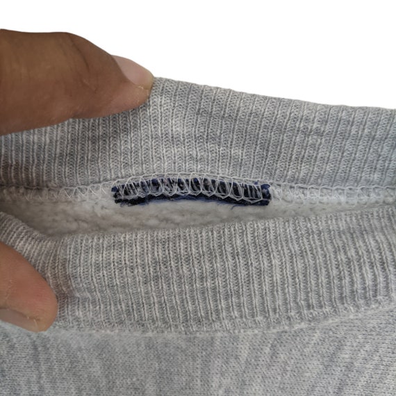Vintage 90'S Jansport triple print college sweatshirt, made in the USA, size M. cotton navy blue type Vintage Second Hand