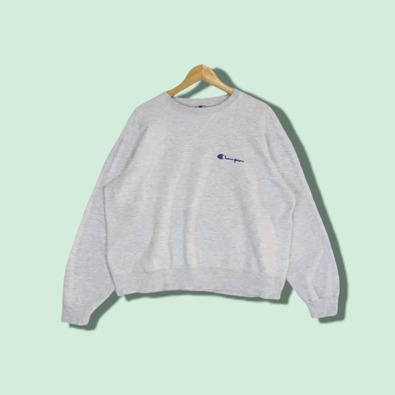 Vintage 90's CHAMPION USA Plain Sweatshirt Champi… - image 1