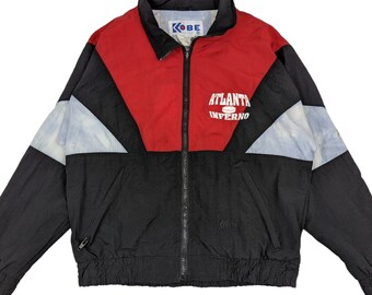 キャピタル kobeジャケット0 xs Vintage 90's KOBE Atlanta Inferno Windbreaker Sportswear