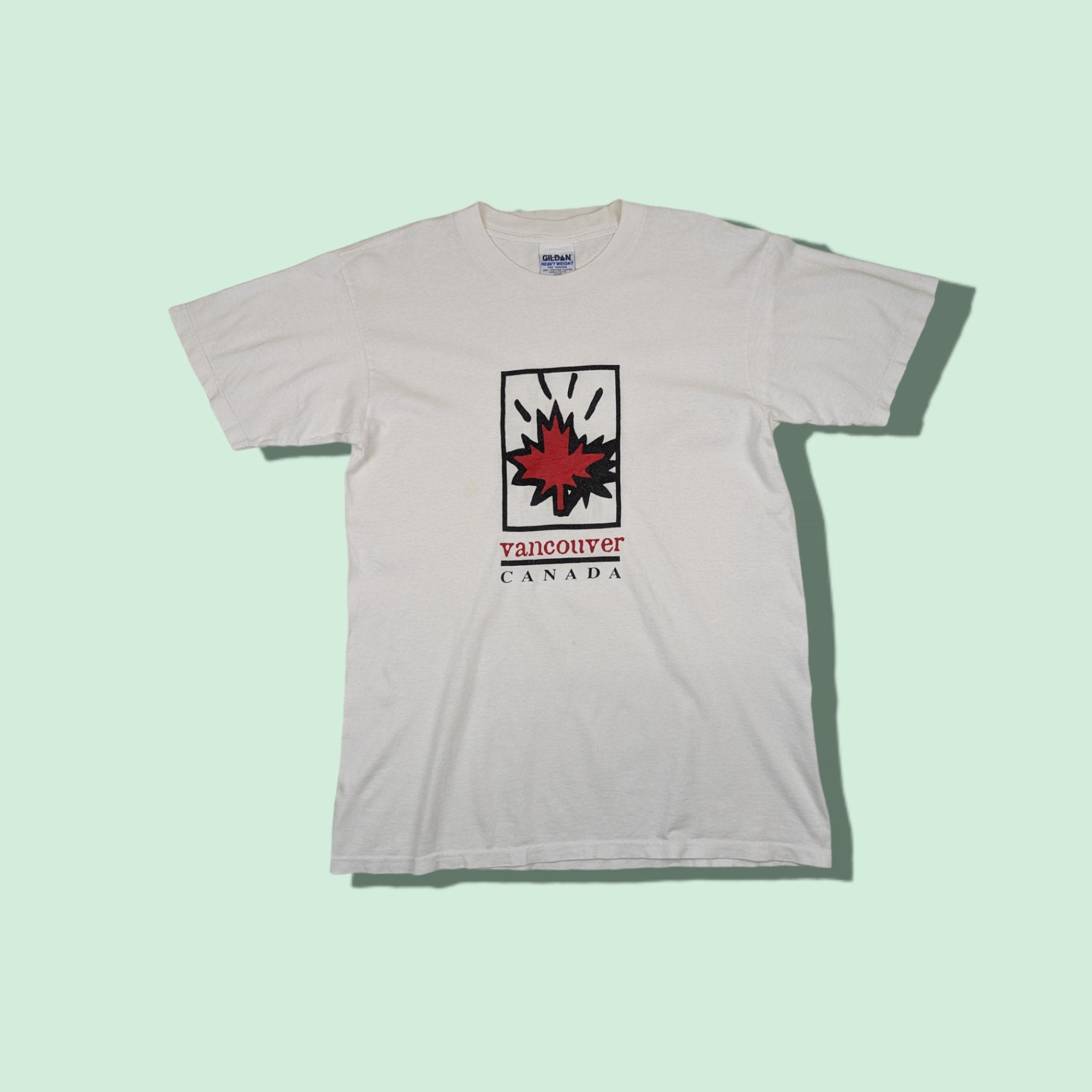 ヴィンテージ 90 年代 ギルダン バンクーバー カナダ T シャツ
