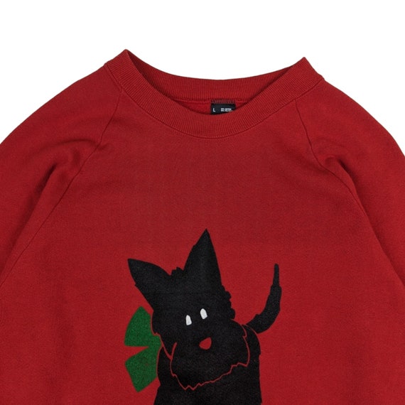 Vintage 80's SCREEN STAR Cute Cat Sycamore Jumper… - image 7