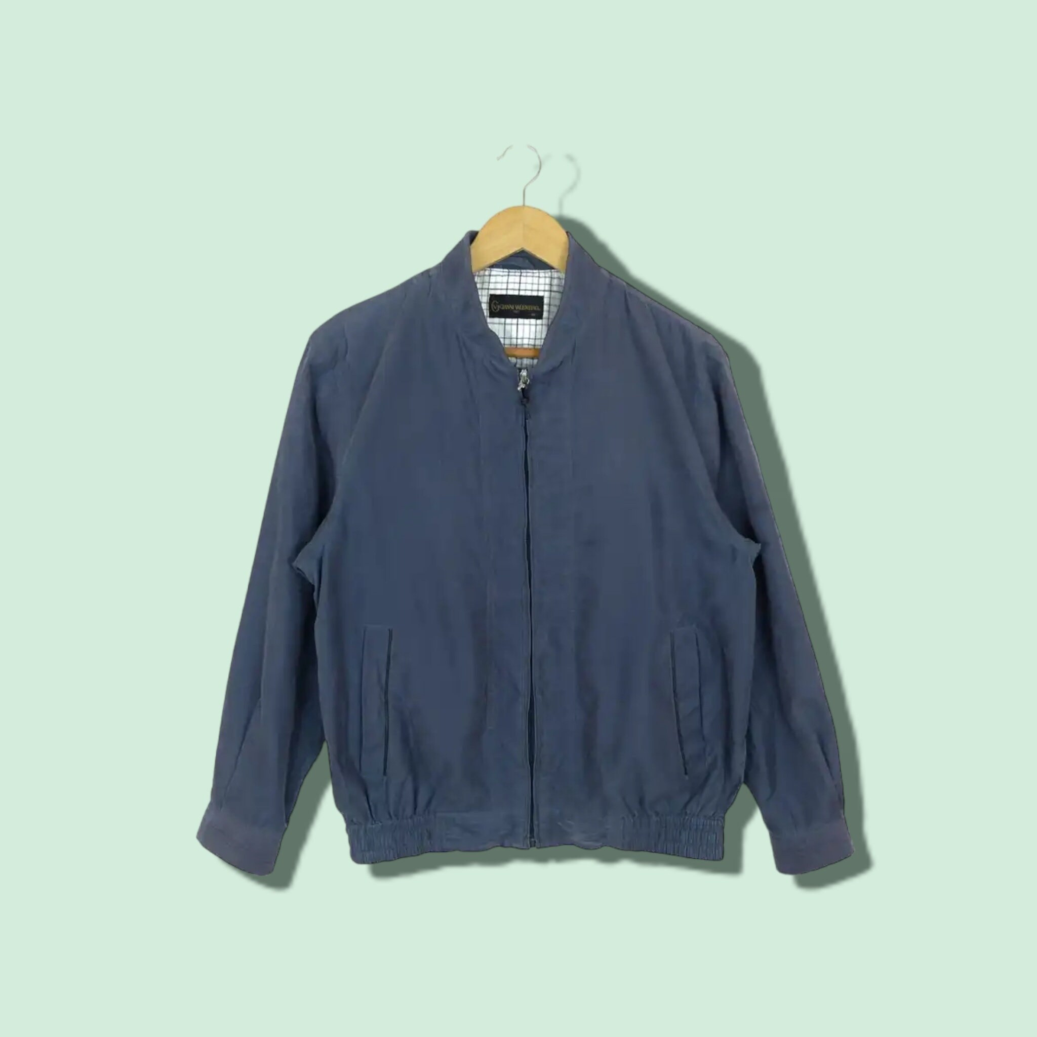 Vintage 90's GIANNI VALENTINO Harrington Jacket Gianni Valentino Bomber  Style Jacket Vintage Valentino Windbreaker Jacket Purple Size Medium - Etsy