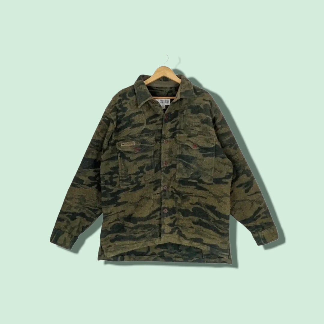 Vintage 90's COLUMBIA Sportswear Outdoor Camouflage Jacket