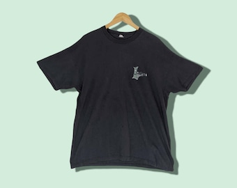 Camiseta vintage da Irlanda dos anos 90, camiseta vintage com estrelas de cinema, camiseta americana vintage preta, tamanho GG (Extra Grande)