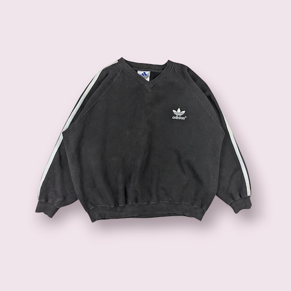 Vintage 90's ADIDAS Trefoil Oversize Sweatshirt Adidas Pullover