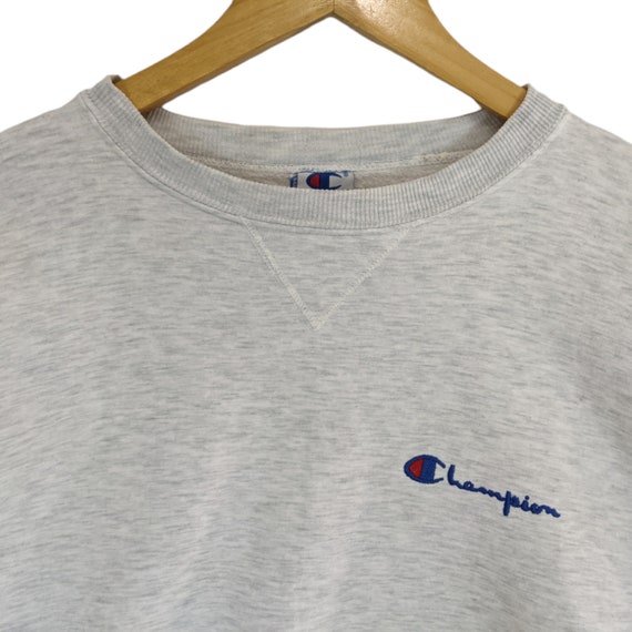 Vintage 90's CHAMPION USA Plain Sweatshirt Champi… - image 3