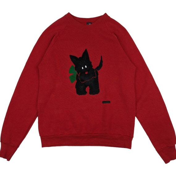 Vintage 80's SCREEN STAR Cute Cat Sycamore Jumper… - image 4