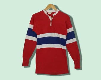 Vintage 90&#39;s CANTERBURY New Zealand All Black Rugby Jersey Canterbury Jumper Canterbury Pullover Canterbury Sweatshirt Red Size Medium