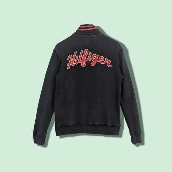 2000 s TOMMY HILFIGER Big Spell Out Jacket Tommy Hilfiger College Jacket Tommy Hilfiger Varsity Jacket Famous Designer Indigo Size Small Etsy Ireland