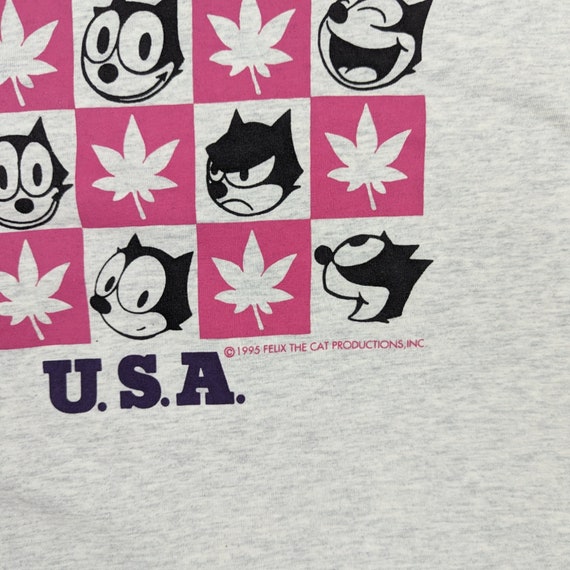 Vintage 1995 BOAST Felix The Cat T-Shirt Single Stitc… - Gem