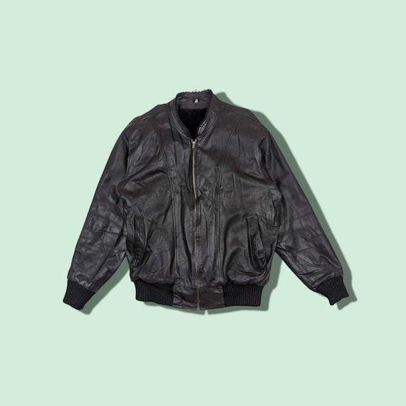 Vintage 90's JAPAN Winter Cowhide Leather Jacket Vintage Vintage 90's JAPAN Winter Cowhide Leather Jacket Vintage