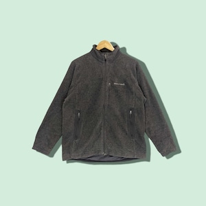 Vintage 2000&#39;s MONTBELL Streetwear Fluffy Fleece Jacket MONTBELL Sherpa Jacket MONTBELL Hiking Outdoor Jacket Everest Nepal Grey Size Large