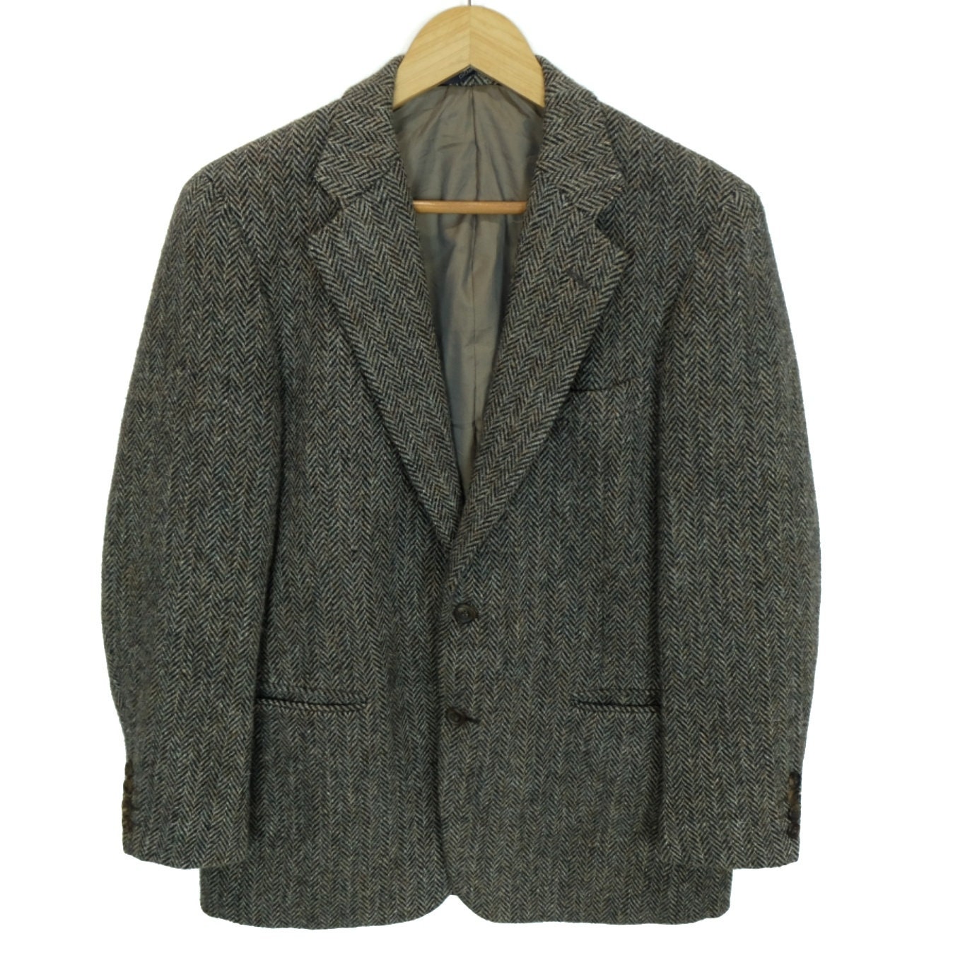 Vintage 90's HARRIS TWEED Baker St Scottish Wool Blazer - Etsy