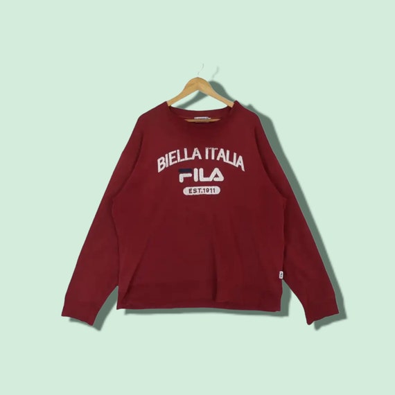 Fila store green jumper