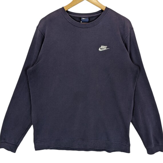Vintage 2000 s NIKE Sportswear Plain Jumper Nike Sweatshirt Nike Swoosh Logo Pullover Nike Crewneck Nike Sweater Purple Size Extra Large XL Etsy