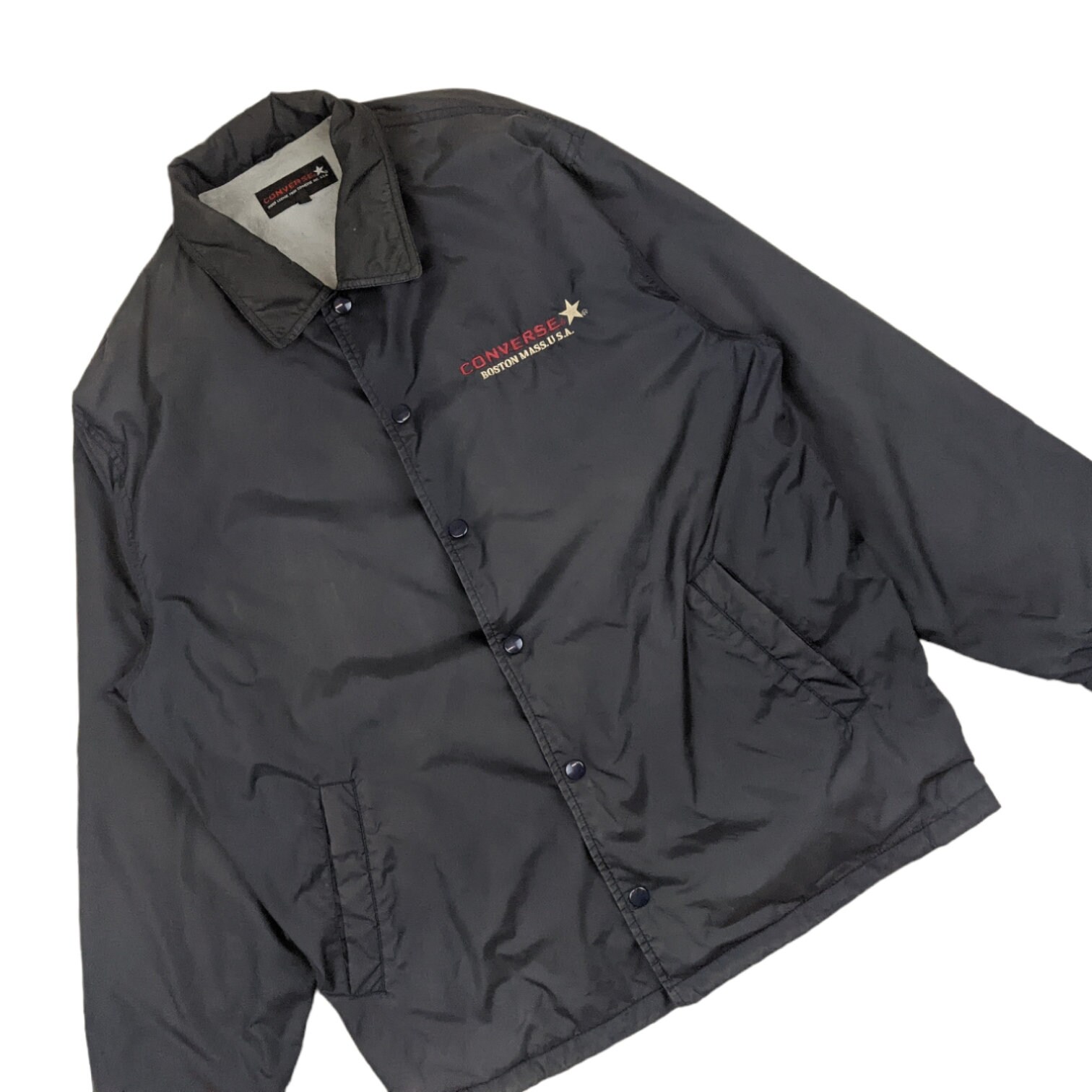 Vintage 90's Converse Button up Windbreaker Jacket Converse