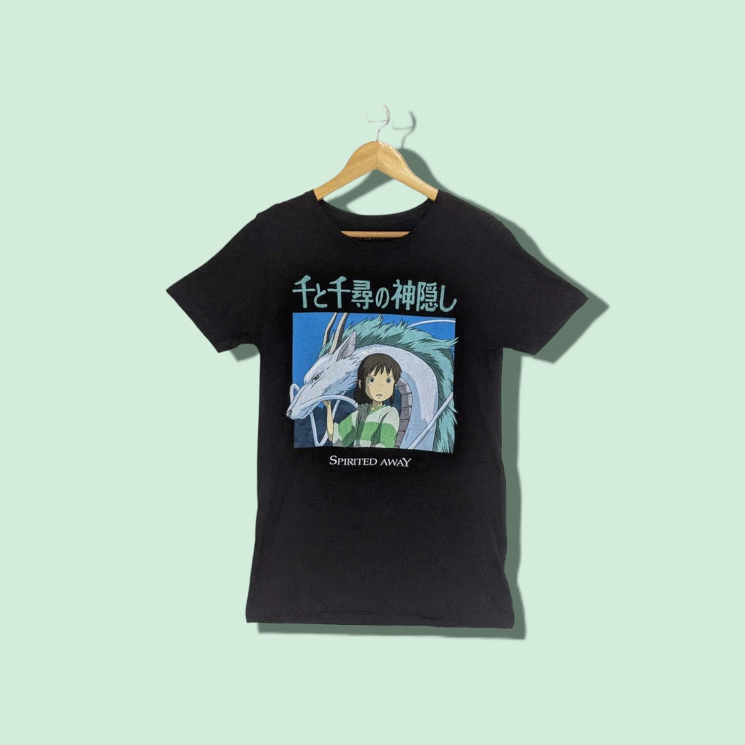 00s StudioGhibli vintage anime tee black