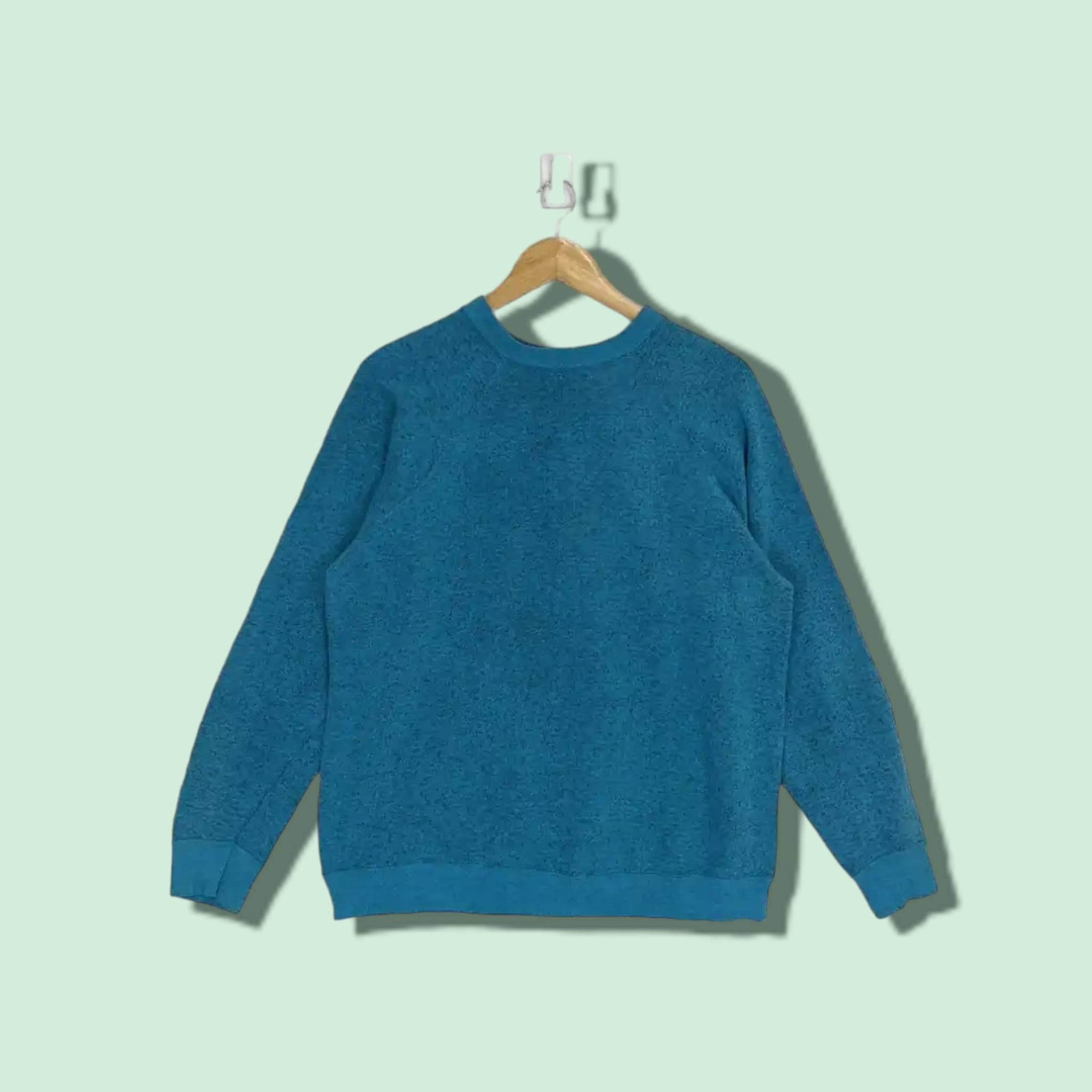 Sweat Brodé Moon - Bleu Marine