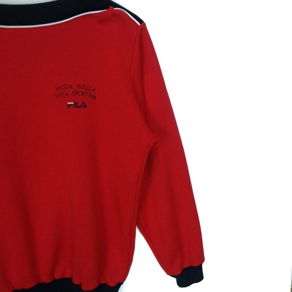 Vintage 90's FILA Sweatshirt Fila Jumper Fila Jum… - image 4