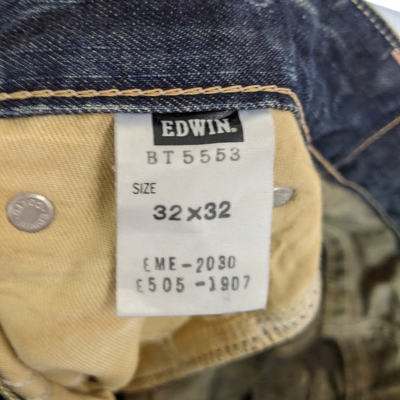 Something Edwin Jeans Womens 29 Blue Skinny High Waist Denim