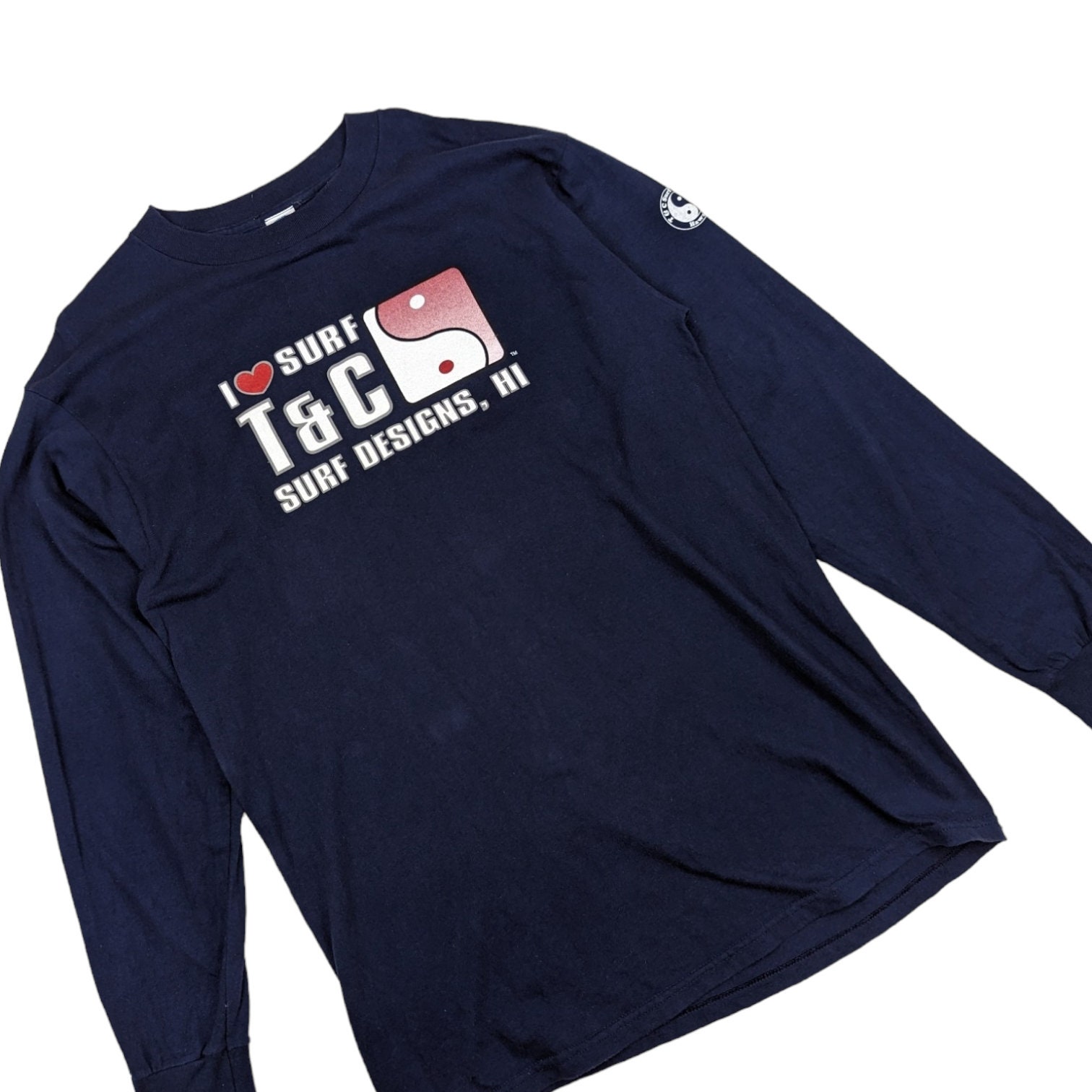 Vintage 90's T&C Surf Designs Long Sleeve T-shirt Surf