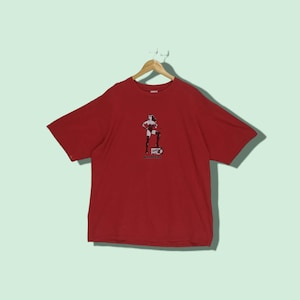 Vintage 2000&#39;s MOLSON CANADIAN T-Shirt Mugs & Jugs 2005 Stripathon Tee Vintage Gildan T-Shirt Red Size Extra Large XL