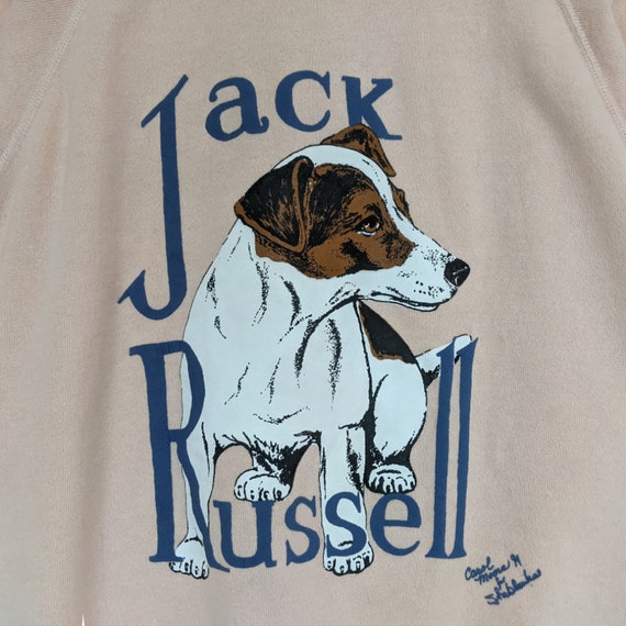 Vintage 90's HANES Jumper Jack Russell Sweatshirt 199… Gem
