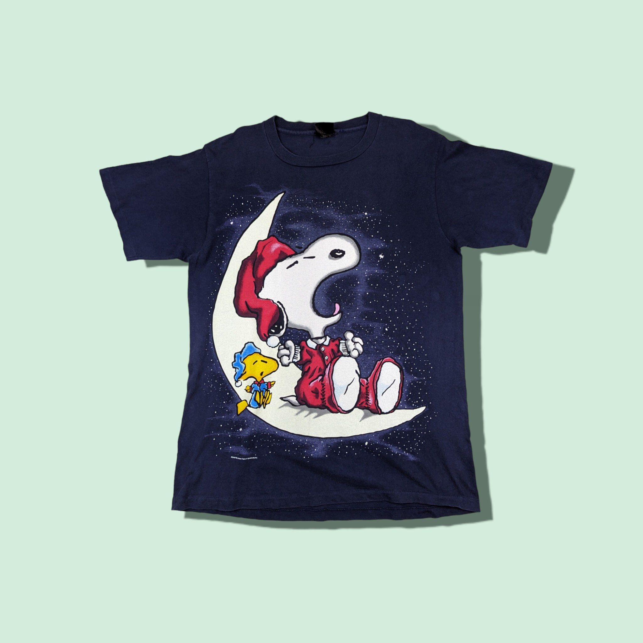 90年代ヴィンテージ ピーナッツ ウッドストック クリスマス Tシャツ 